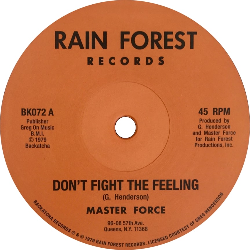 MASTER FORCE “Don’t Fight The Feeling” Master Force - Don't Fight The Feeling - YouTube