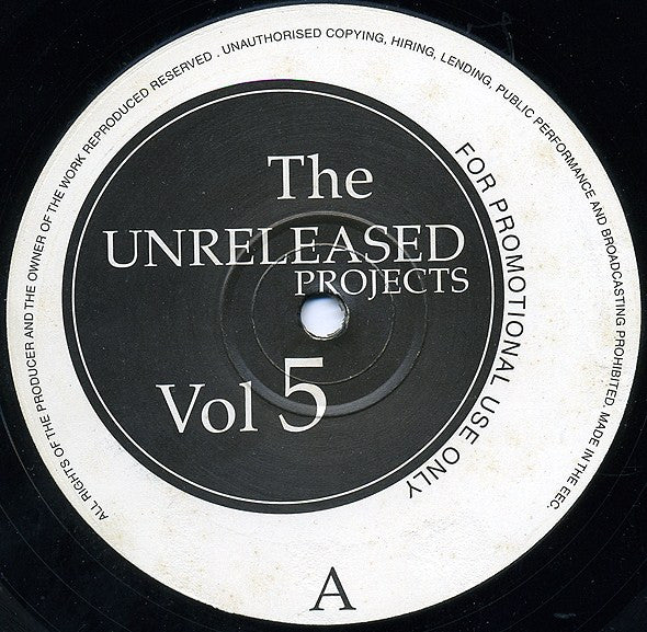 The Unreleased Projects Vol 5