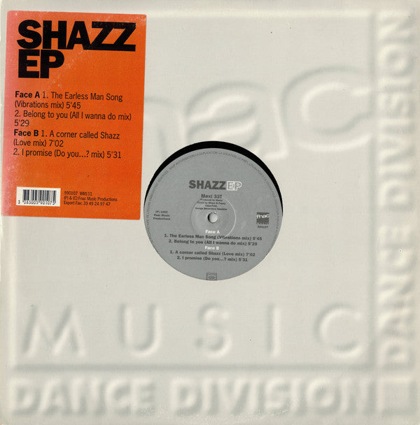 Shazz EP (Deep House 1992) MINT