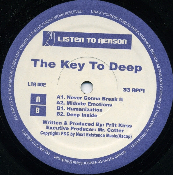The Key to Deep (Listen To Reason – LTR 002)