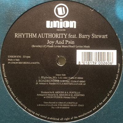 Joy And Pain (Union Records)