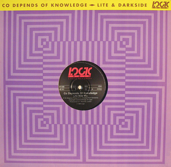 Co Dependents Of Knowledge ‎Lite & Darkside (Logic Records)