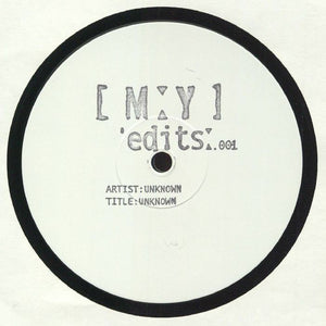 MOXY EDITS 001 (hand-stamped 1-sided 12")