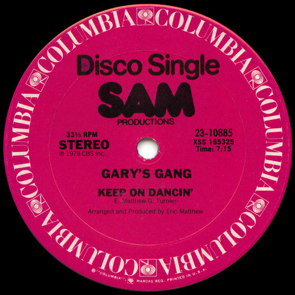 Keep On Dancin' / Do It At The Disco